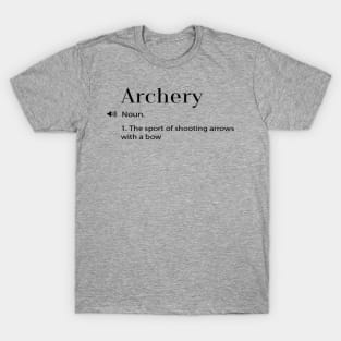 Archery Definition T-Shirt